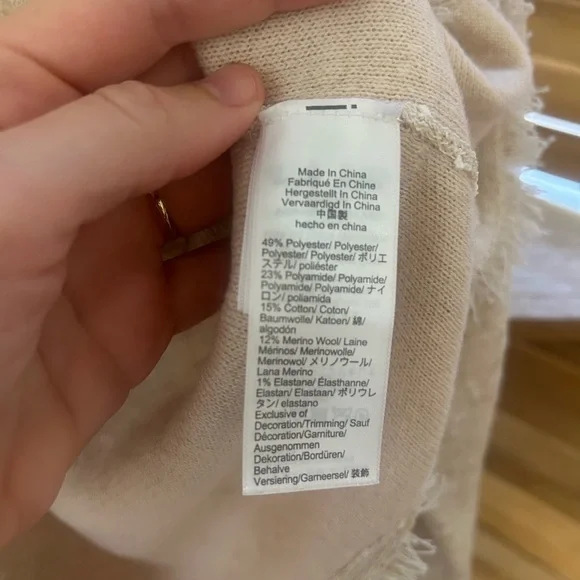 New With Tags J. Crew Women's Textured Cream Cardigan, XL - Picture 6 of 13